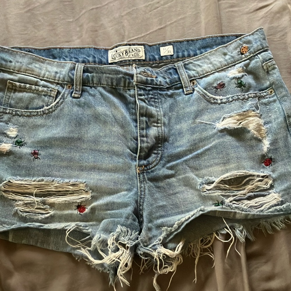 Lucky ladybug shorts